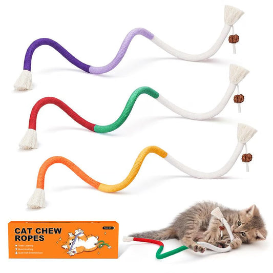 🥰🎁играчки за котки, въжета за дъвчене
