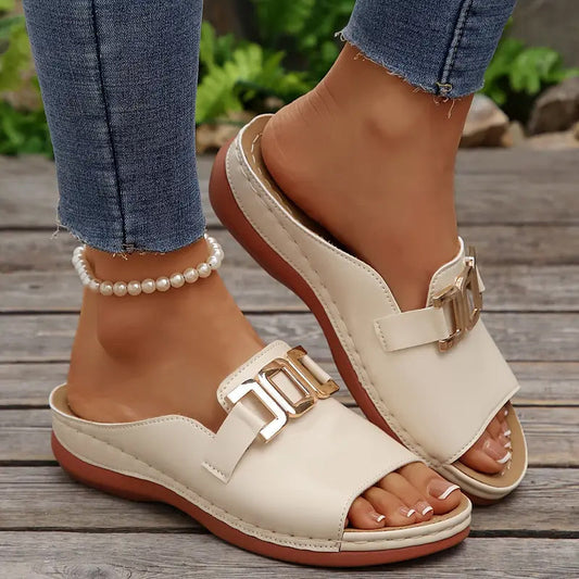 💞Удобни ортопедични дамски сандали с клин👡