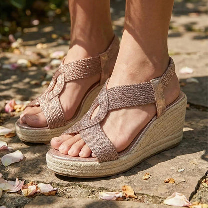 👡 Дамски ежедневни бохемски сандали с платформа | Еспадрили, винтидж, свободно време – Наложен платеж ✨