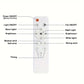 🔥40 W LED тавански вентилатор с осветление – изключително тих, с дистанционно управление 🎯