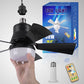 🔥40 W LED тавански вентилатор с осветление – изключително тих, с дистанционно управление 🎯