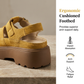 👡 ОГРАНИЧЕНА ОФЕРТА – 50% ОТСТЪПКА! ✨ Дамски сандали на платформа – дебела подметка с грайфери, решетъчен горен част, мека подплата 🍁